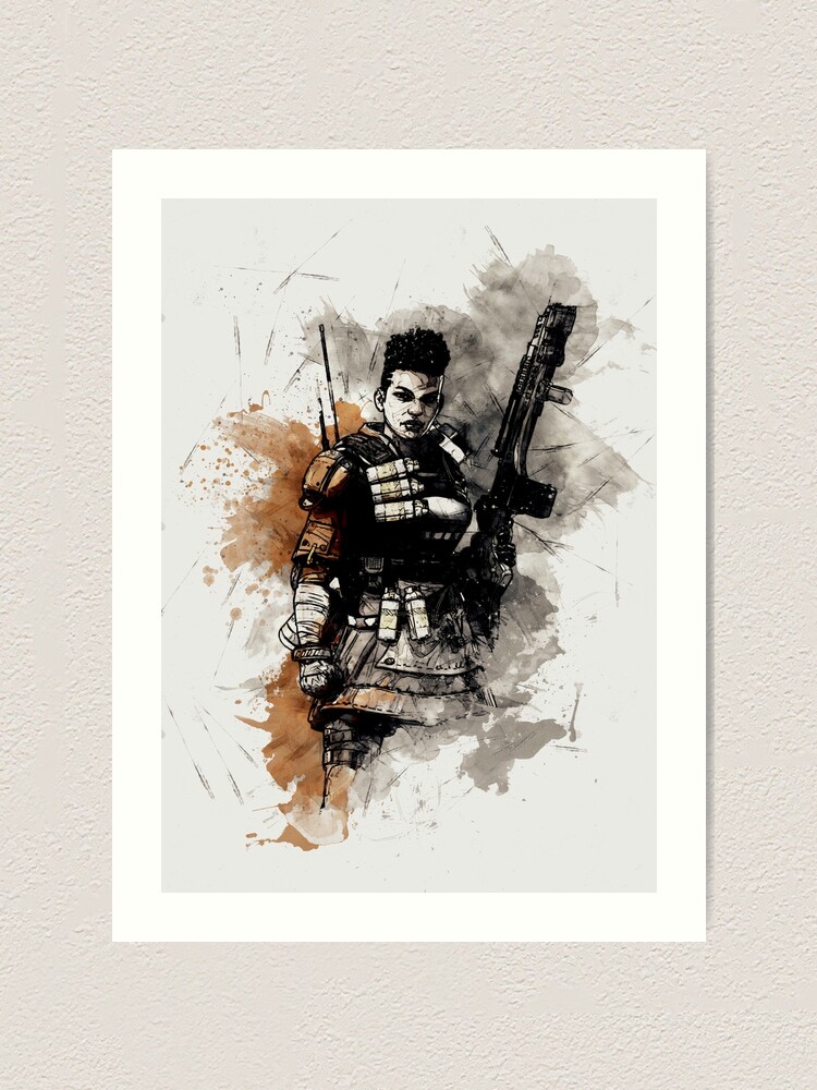 Apex Legends Bangalore Poster Art Print By Stylizing4you Redbubble