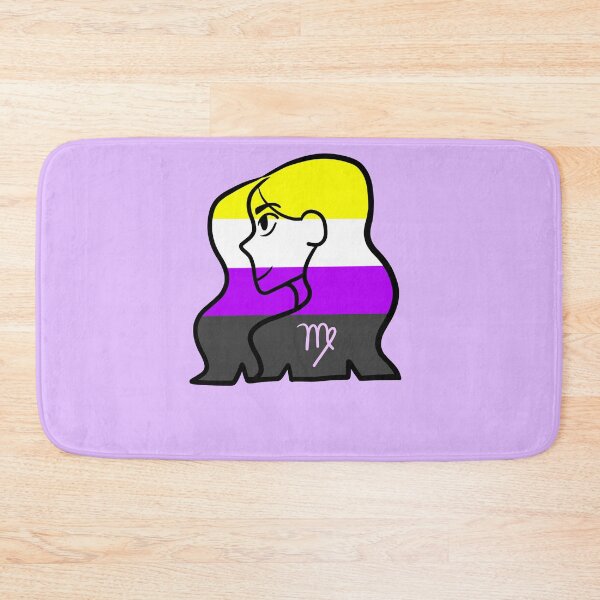 Item preview, Virgo Non-Binary Pride designed and sold by TomeOfCartoons.