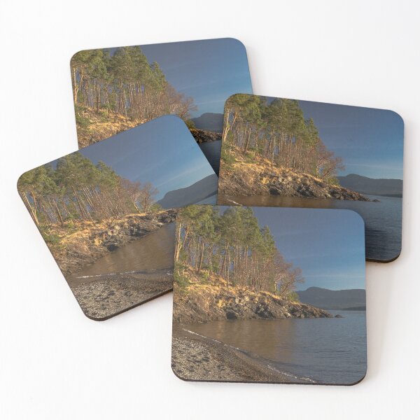 Item preview, Forested Island in the Bay of  Northern sea, British Columbia Canada designed and sold by AlexLyubar.