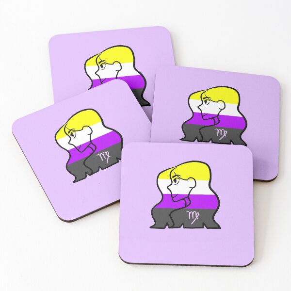 Item preview, Virgo Non-Binary Pride designed and sold by TomeOfCartoons.