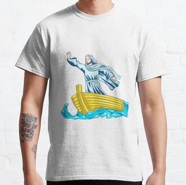 Jesus calm the Sea Illustration Classic T-Shirt