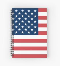 American Flag Spiral Notebook