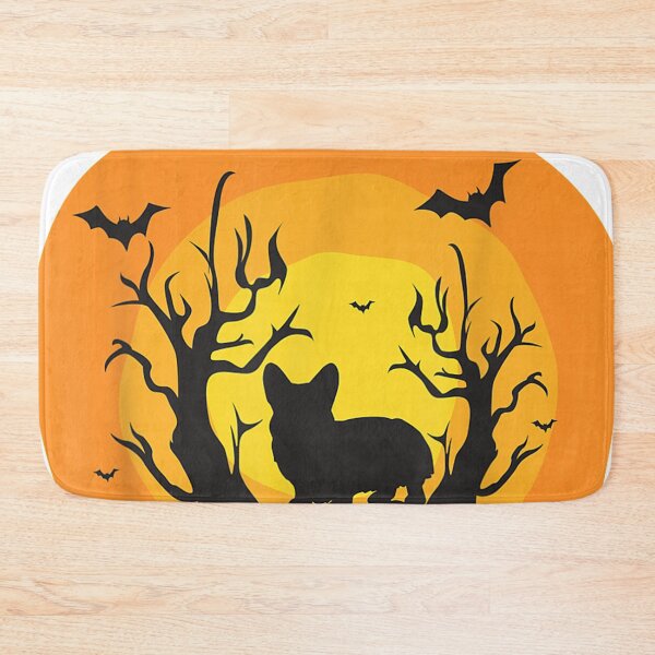 Item preview, Corgi bat costume silhouette designed and sold by linhkaphung.