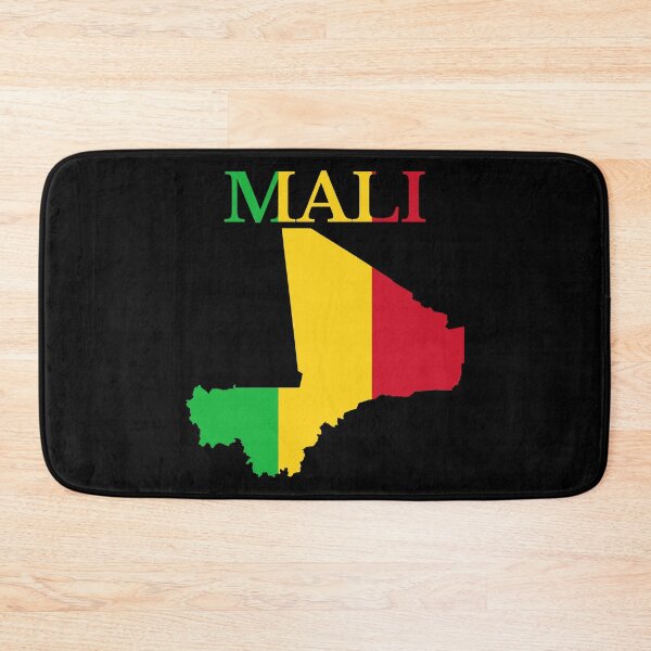 Item preview, Mali Map Flag designed and sold by marosharaf.
