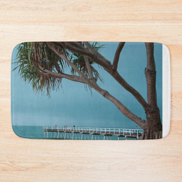Item preview, Pandanus tree overlooking Torquay Pier Hervey Bay Queensland  designed and sold by Sandra Boles.