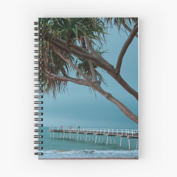 Item preview, Pandanus tree overlooking Torquay Pier Hervey Bay Queensland  designed and sold by Sandra Boles.