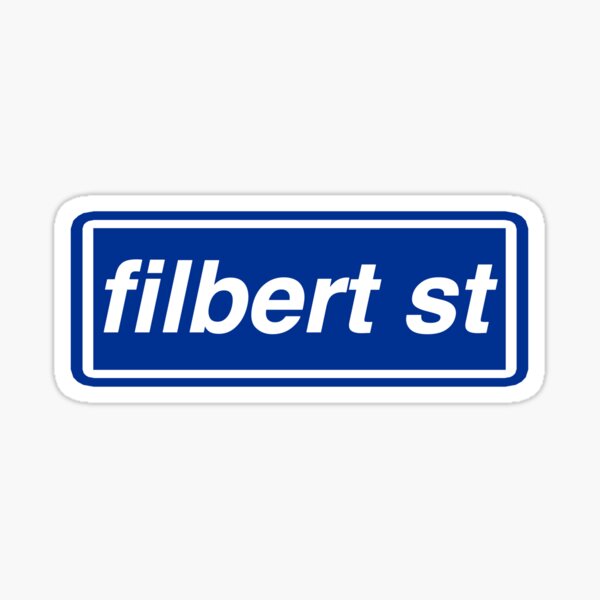 Filbert St Sticker