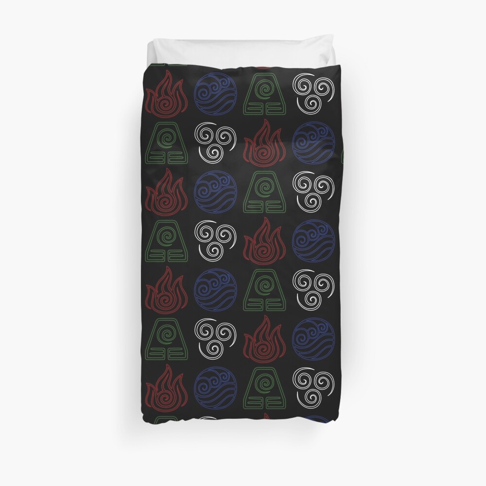 Four Elements Minimalist Duvet Cover
