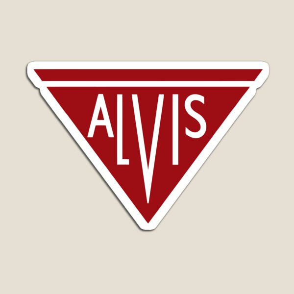 Alvis automobiles classic car logo remake Magnet