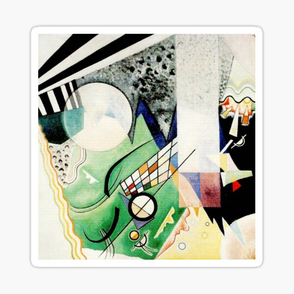 Item preview,  "Green Composition" | Wassily Kandinsky Abstract Cubism designed and sold by Gascondi.