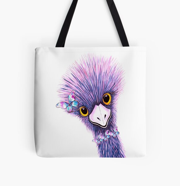 Emu Charm All Over Print Tote Bag