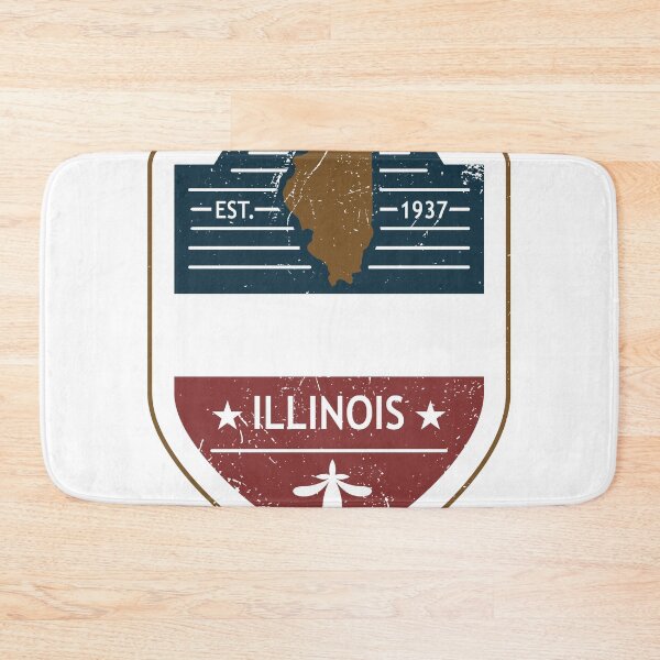 Item preview, Illinois State Map Chicago Fan Gift Design Idea  design designed and sold by Lisbob.