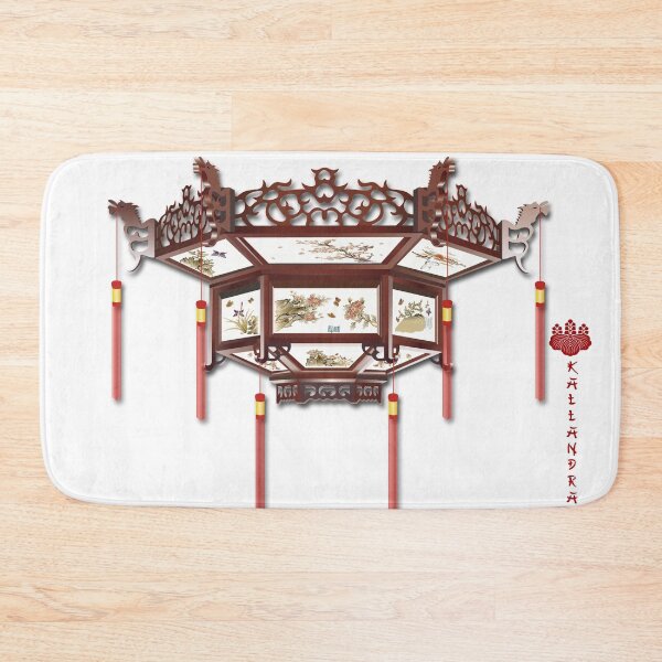 Item preview, Chinese art print - Lampignon lantern with pictures China designed and sold by Kallandra.