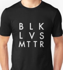 BLACK LIVES MATTER // WHITE Unisex T-Shirt