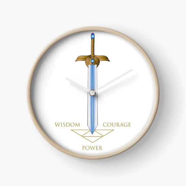 Item preview, X - caliber sword golden wisdom courage power designed and sold by sarantulas.