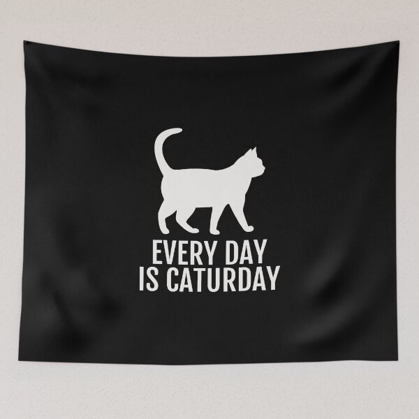 Item preview, Cat Lover Design Every Day is Caturday designed and sold by EstelleStar.