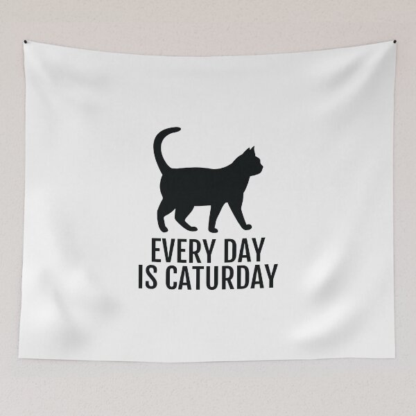 Item preview, Every Day is Caturday Cat Lover designed and sold by EstelleStar.