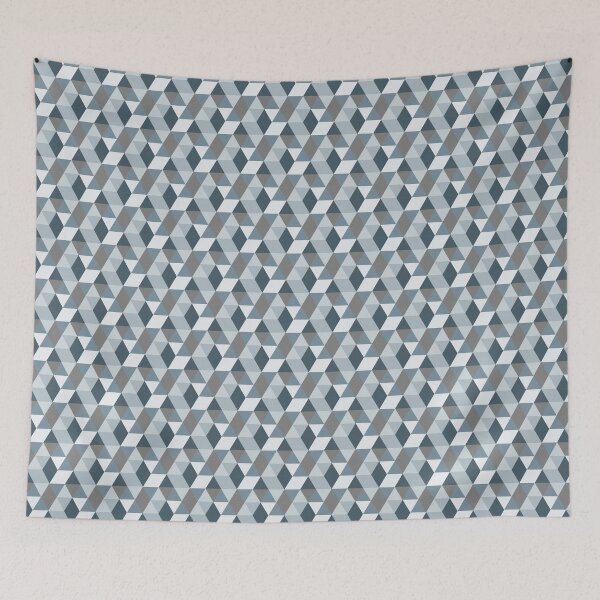 Item preview, Grey-Blue Geometric designed and sold by BleuSky.