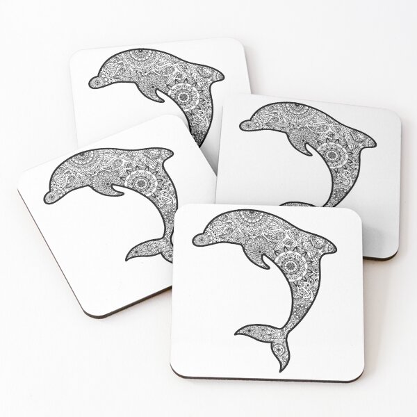 Item preview, Dolphin Mandala Henna Design designed and sold by coraleed12321.