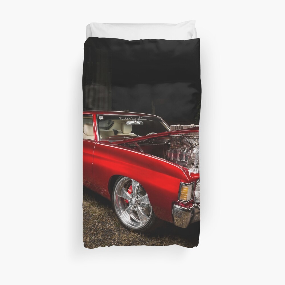 Ben's Chevrolet Chevelle Coupe Duvet Cover