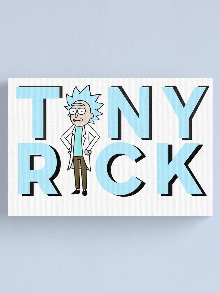 Alternate view of Tiny Rick ! Canvas Print