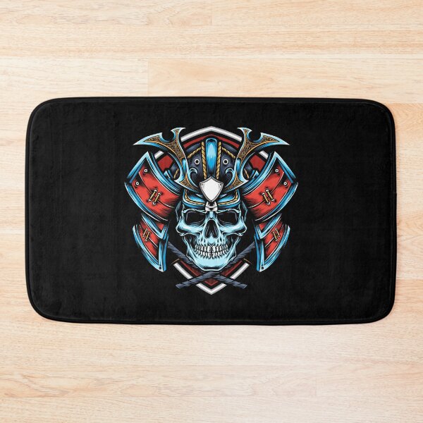 Item preview, Blue Skull Samurai designed and sold by Vector Scout Lab.