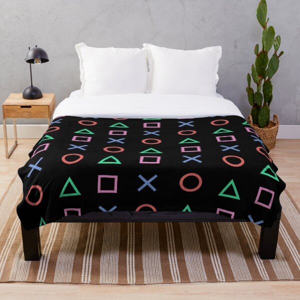 Classico Controller Buttons Icon Throw Blanket