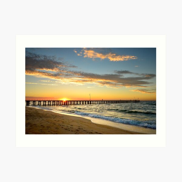 Dromana Pier at Sunset Art Print