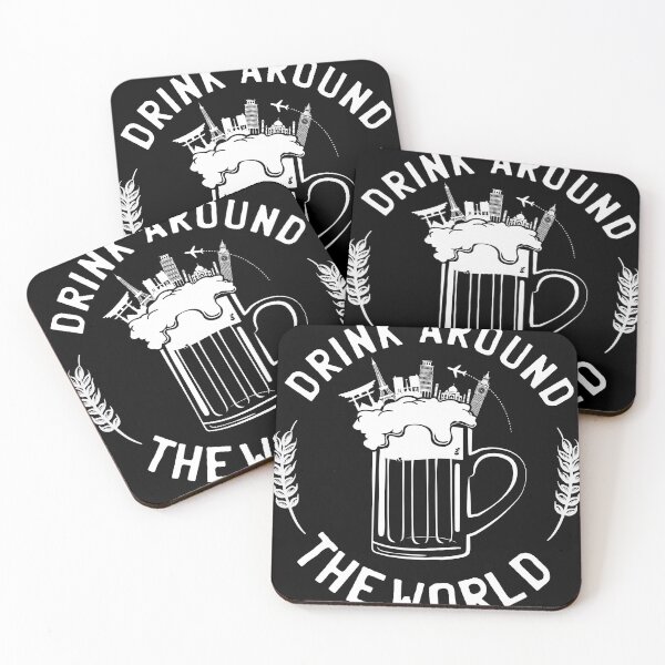 Item preview, Drinking graphic For World Travellers Gift Tee designed and sold by Lisbob.