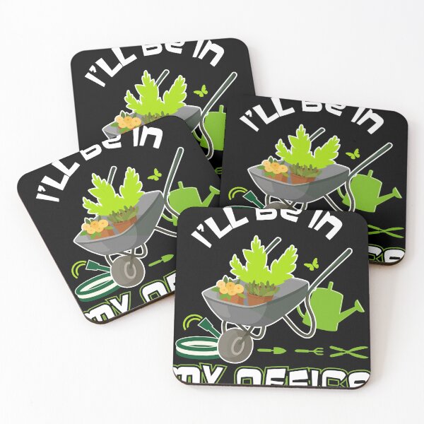 Item preview, Gardening Gift Design For Gardener - In My Office print designed and sold by Lisbob.