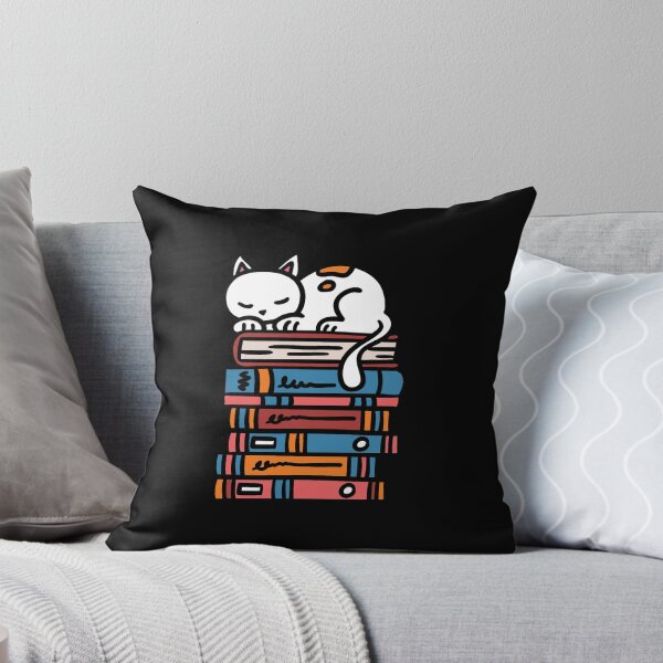 Item preview, Stack of books cat cute kitten designed and sold by Artur Meinzer.
