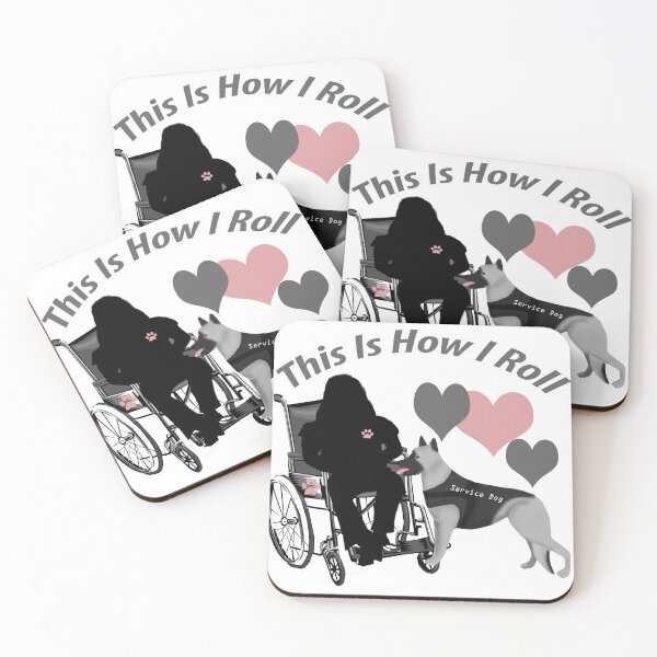 Item preview, Service Dog This Is How I Roll Girl designed and sold by Friskybizpets.