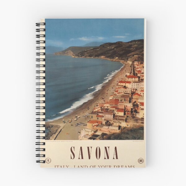 Item preview, Savona vintage travel poster designed and sold by stickart-marek.