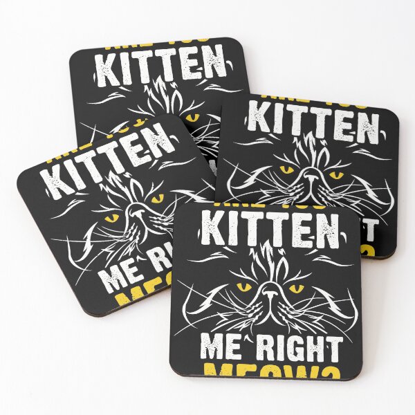 Item preview, You Kitten Me Right Now - Cat Pun Joke print product designed and sold by Lisbob.