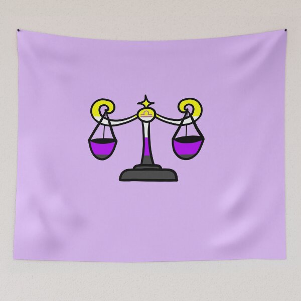 Aperçu de l'œuvre Libra Non-Binary Pride créée et vendue par TomeOfCartoons.