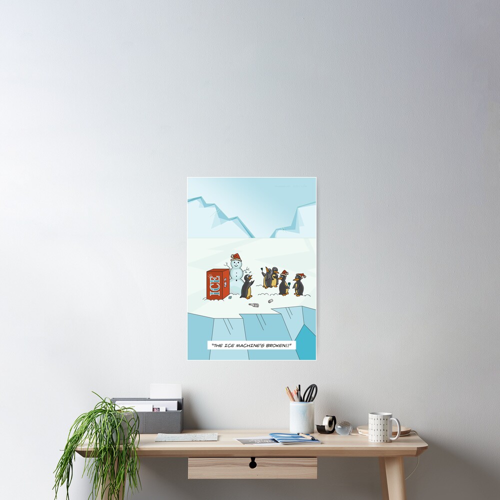 Ice Christmas Poster