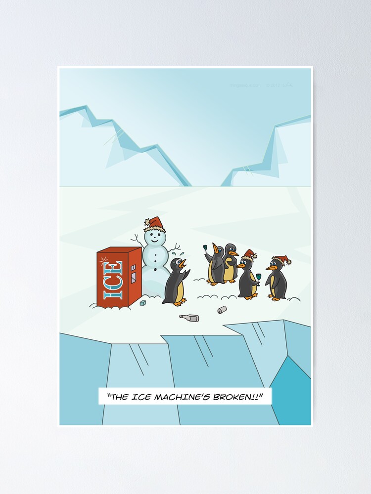 Alternate view of Ice Christmas Poster