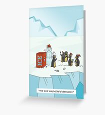 Ice Christmas Greeting Card