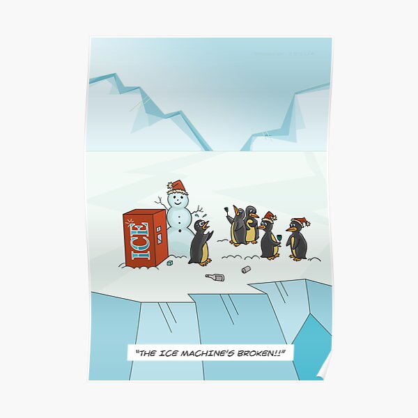 Ice Christmas Poster