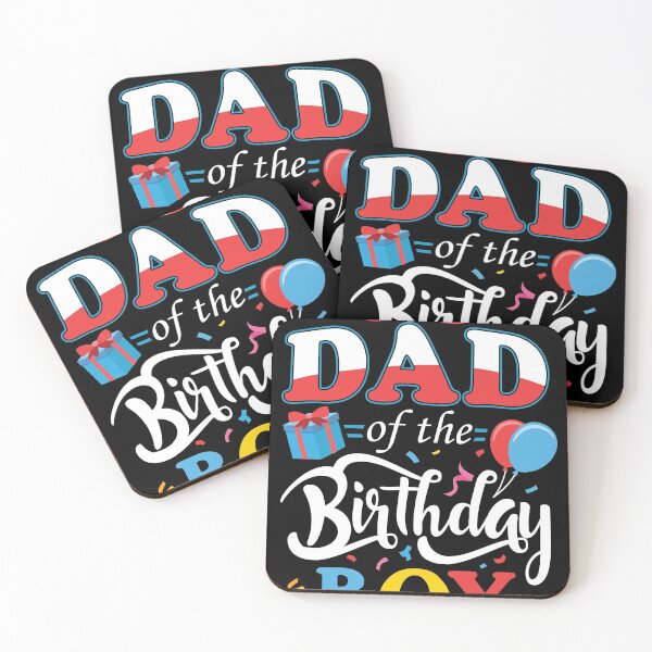 Item preview, Dad of Birthday Boy Gift Design Idea for Fun Father  print designed and sold by Lisbob.
