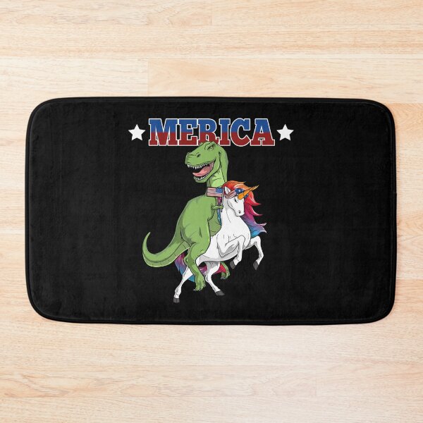 Item preview, Merica T-Rex Dinosaur Riding Unicorn designed and sold by fatamyfan1.