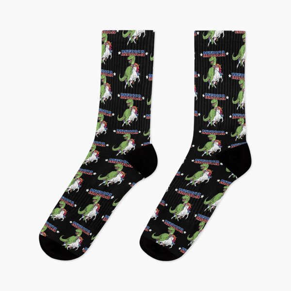 Item preview, Merica T-Rex Dinosaur Riding Unicorn designed and sold by fatamyfan1.
