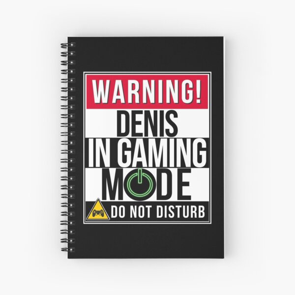 Denis Gaming Spiral Notebooks Redbubble - denis and alexs galactic golf scammed me roblox obby