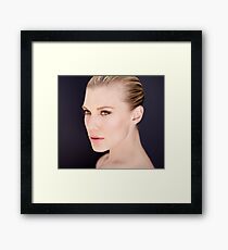 Katee Sackhoff by Dennys Ilic Photography Framed Print