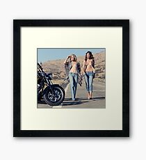Tricia Helfer and Katee Sackhoff by Dennys Ilic Photography Framed Print