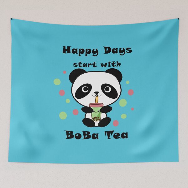 Item preview, Happy Days for Panda Baby Starts with Boba Tea designed and sold by merchloh128.