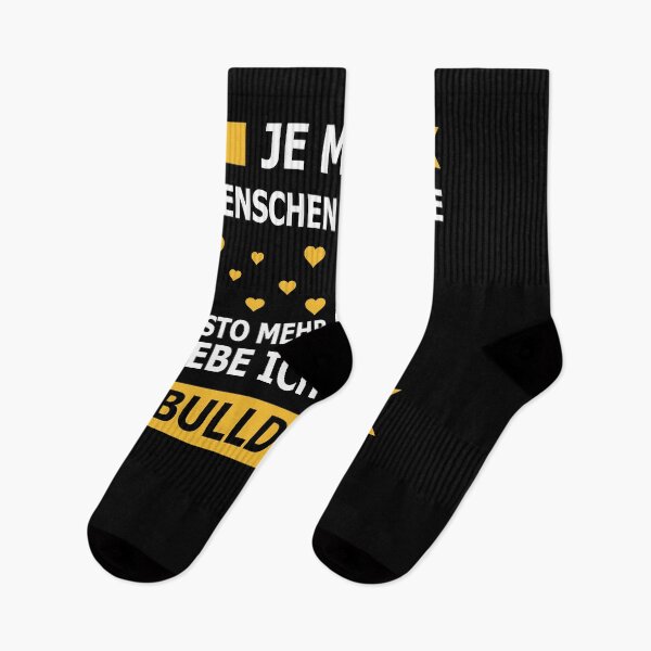 Artikelvorschau, Je Menschen ich treffe desto mehr liebe Bulldoggen entworfen und verkauft von desislogn.