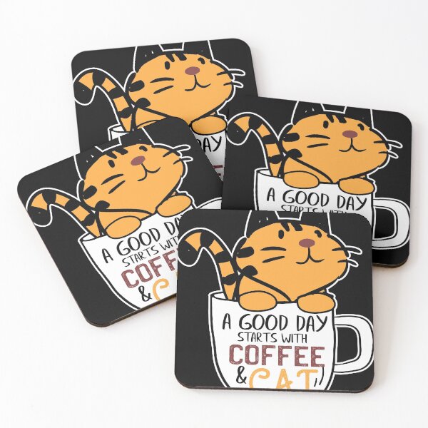 Item preview, Cat & Coffee Mug Tee | Funny graphic | Cat Lovers designed and sold by Lisbob.