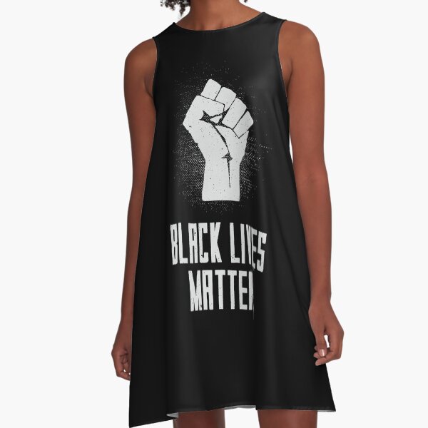 BLACK LIVES MATTERS Anit-Racism George Floyd A-Line Dress