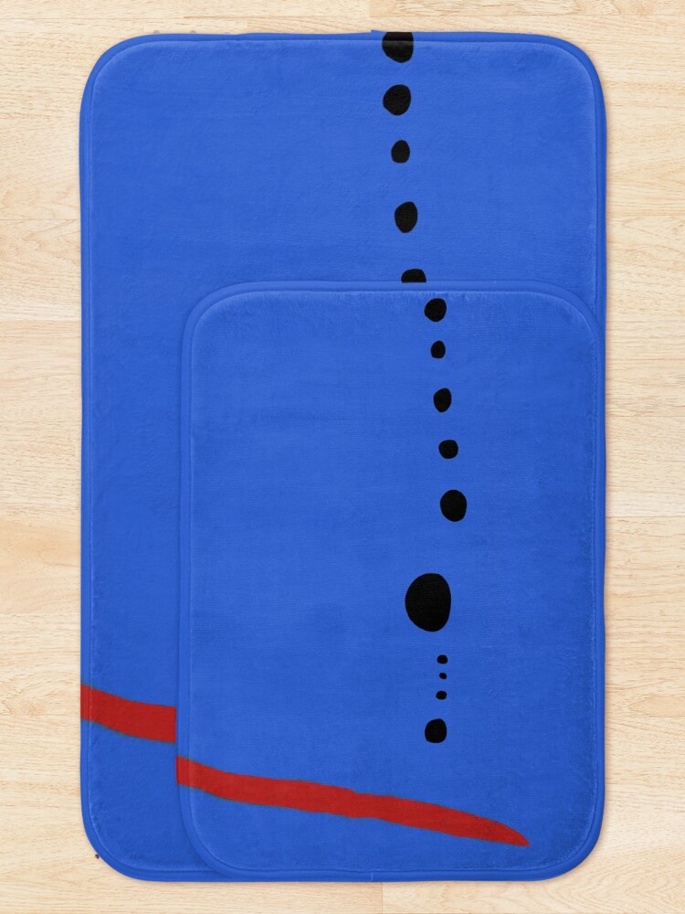 Alternate view of Bleu II - Joan Mirò Bath Mat